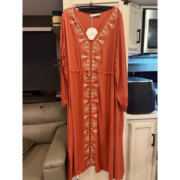 Rusttydustty drawstring dress 3x - Picture 3 of 4